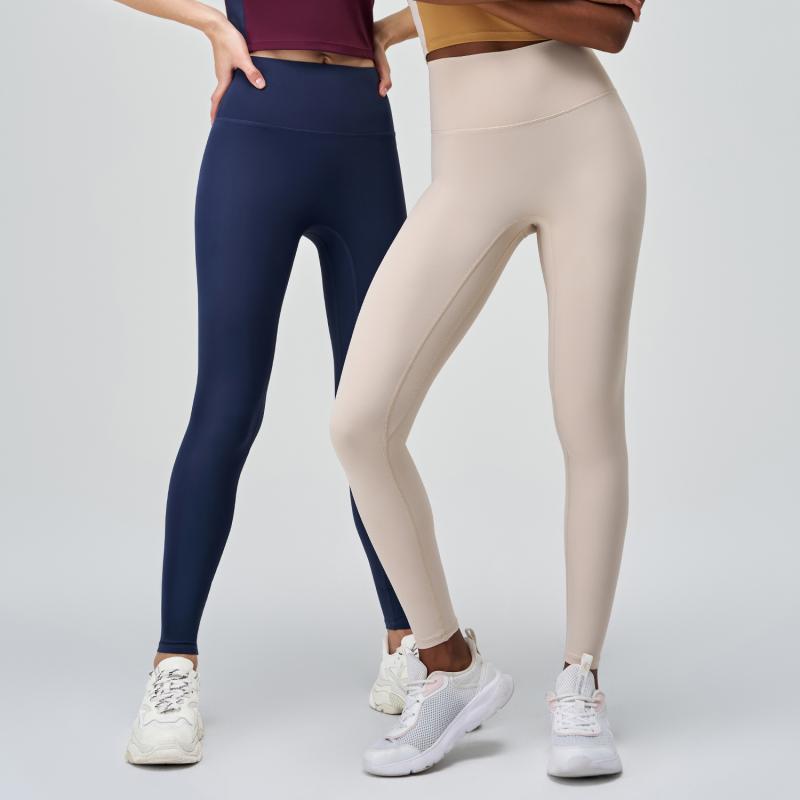 ヨガパンツ レディース ハイウエスト トレーニング レギンス スパッツ ランニング 伸縮性 吸湿速乾 スポーツ 春夏秋冬 シャンパンカラー アイボリー