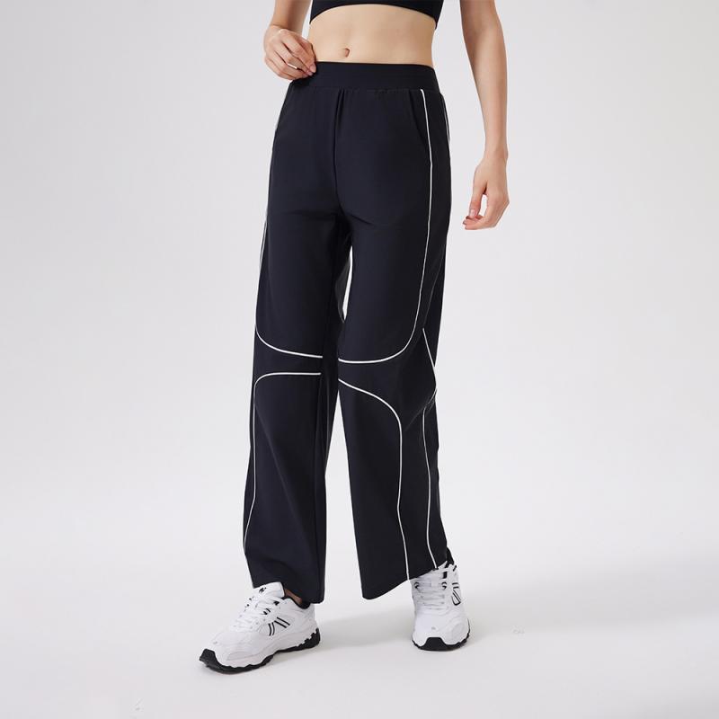 ヨガパンツ レディース ランニング 速乾 接触冷感 高腰 スポーツパンツ 運動着 伸縮性 海石粉 黄色 黒