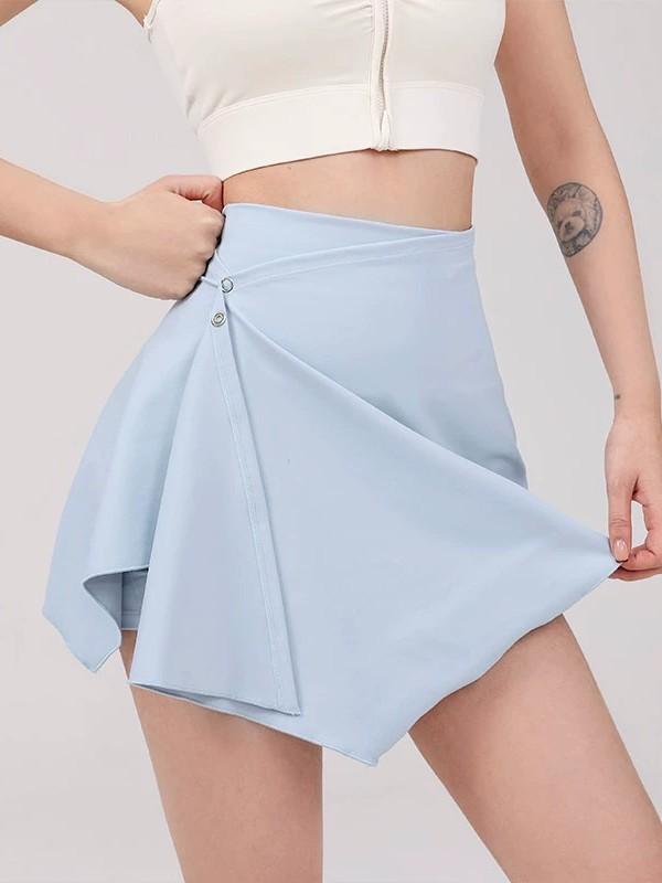 ヨガパンツ レディース ショートパンツ スカート付き 高機能 高腰 伸縮性 通気性 吸湿速乾 スポーツ 短パン ルームウェア 普段使い トレーニング ジム 春夏