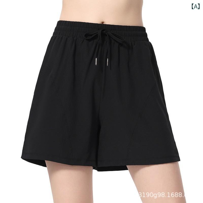 ヨガパンツ レディース トレーニングパンツ ハーフパンツ スポーツ 短パン ランニング ウェア 吸湿速乾 接触冷感 伸縮性 ストレッチ 運動 部屋着 ルームウェア アウトドア 普段使い 春夏