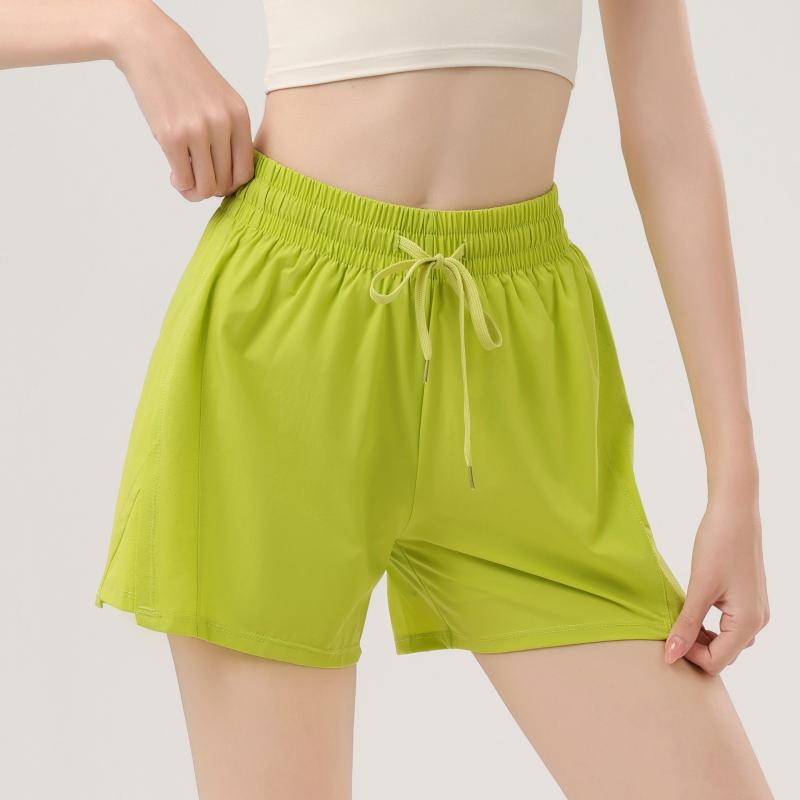 スポーツ ショートパンツ レディース ランニング ヨガ ピラティス 速乾性 通気性 ルーズ カジュアル ホ..