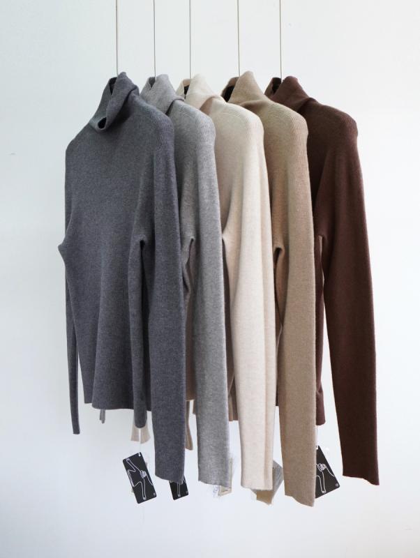 CALIDA ニット レディース 秋冬 高 calidad ウール トップス 長袖 カットソー プルオーバー 高 calidad セーター 通勤 オフィスカジュアル レイヤード インナー ニット ウェア 普段使い 高 calidad 暖かい 防寒 おしゃれ かわいい 2