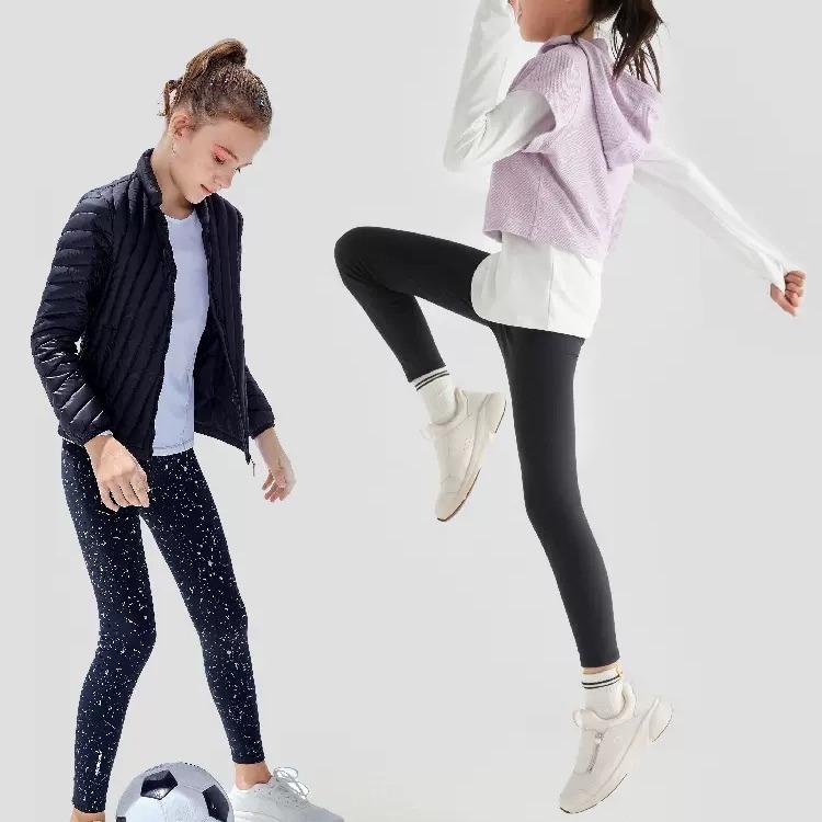 ヨガパンツ キッズ 女の子 裏起毛 アウトドア スポーツ 速乾 タイツ レギンス スパッツ ポリエステル 伸縮性 秋冬