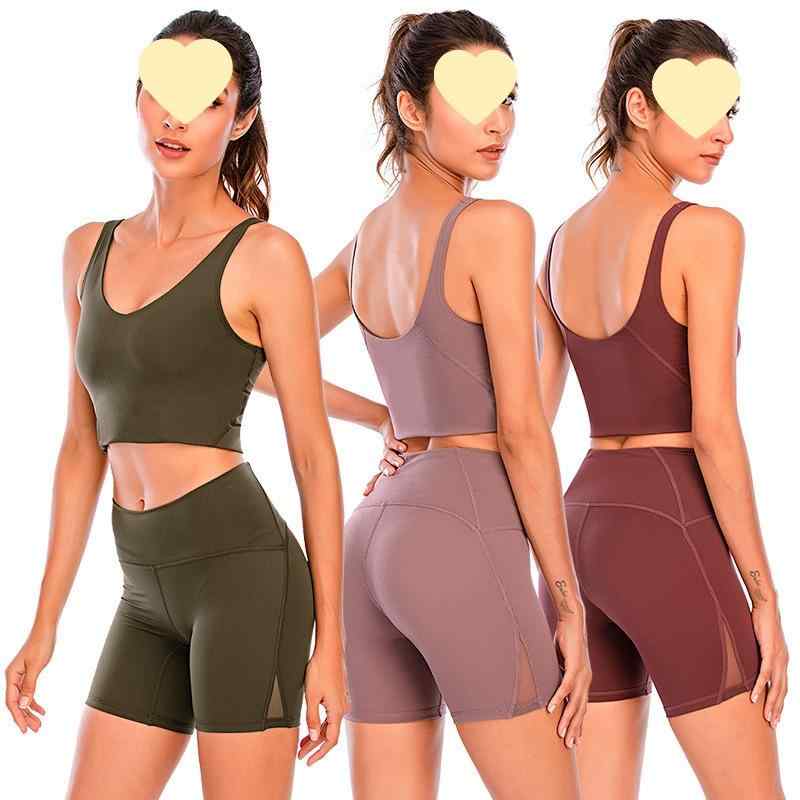 ヨガウェア レディース スポーツブラ トレーニングウェア ノンワイヤーブラ 美背 吸湿速乾 伸縮性 Uネック タンクトップ 春夏秋冬 ブラック パープル ピンク系