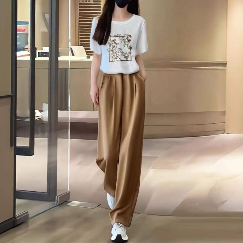 セットアップ レディース 春夏 ノースリーブ トップス ワイドレッグパンツ 2点セット キュロット エレ..