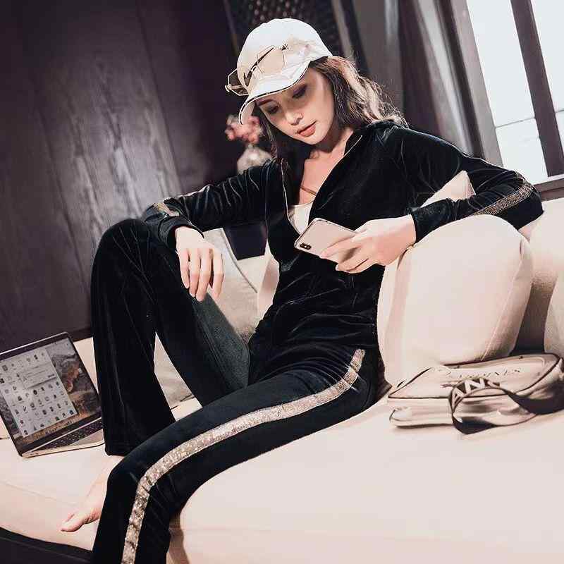 セットアップ レディース ジャージ 上下セット 長袖 パーカー & パンツ スポーティ カジュアル 普段使い 部屋着 ブラック ブルー パープル グリーン ピンク系 M L XL 2XL 3XL