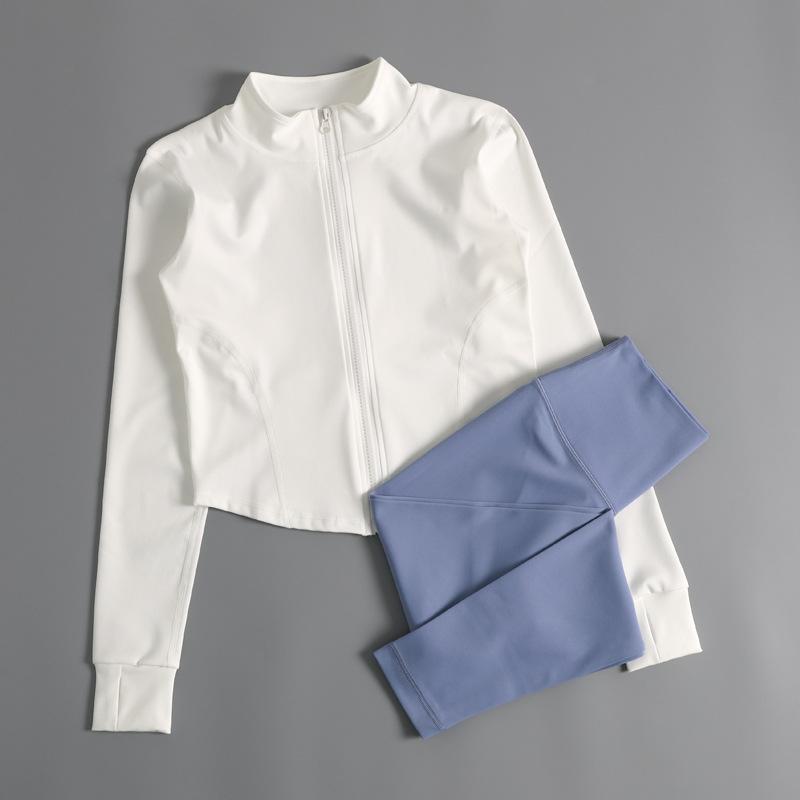 ヨガウェア レディース 秋冬 スポーツウェア セットアップ ジム ウェア ランニングウェア 長袖 トップス レギンス 吸湿速乾 伸縮性 ストレッチ トレーニングウェア フィットネス 運動着