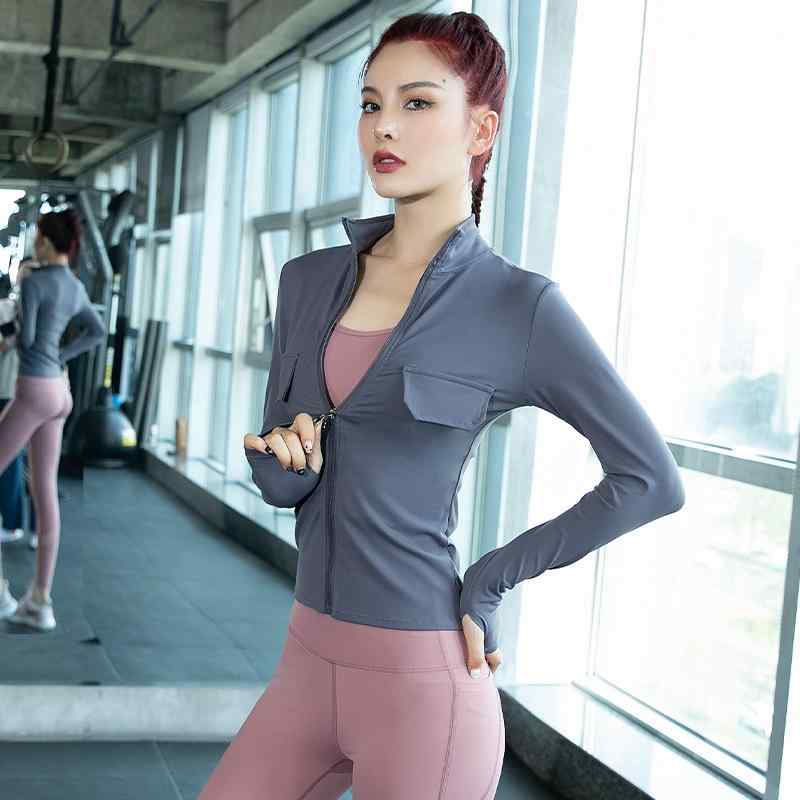 ヨガウェア レディース アウター トップス ファッション 日焼け止め 長袖 ランニング ウェア 通気性 春..