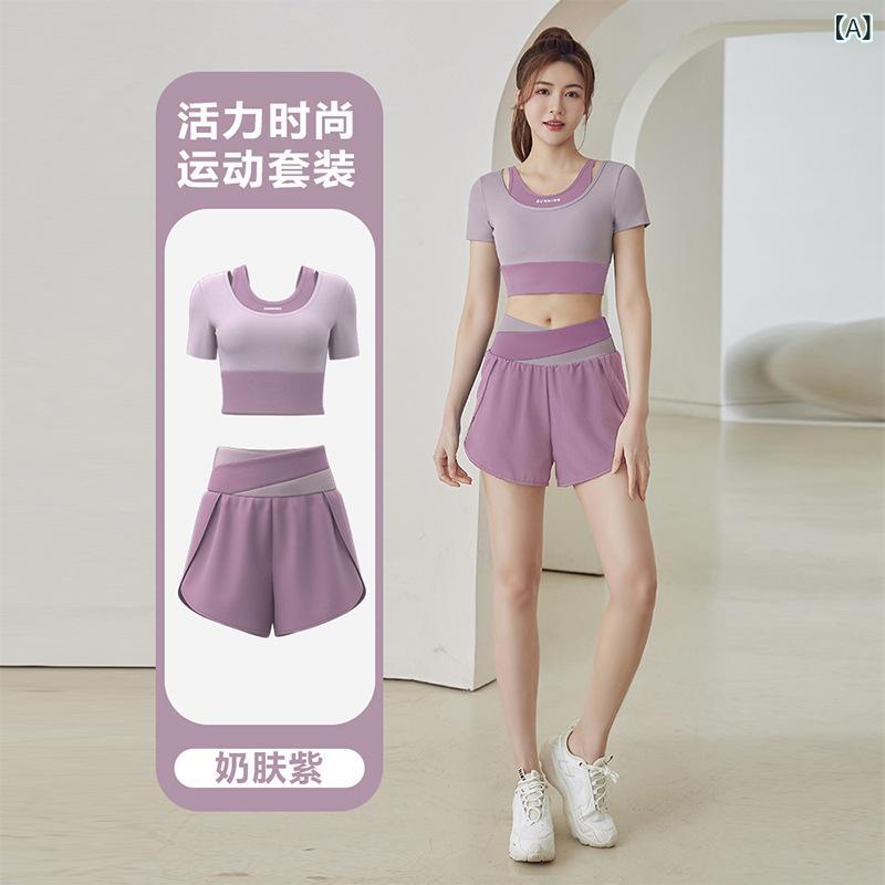 ヨガウェア レディース セットアップ スポーツトップス ヨガパンツ ポリエステル 吸湿速乾 ストレッチ 伸縮性 トレーニング ランニング ウェア