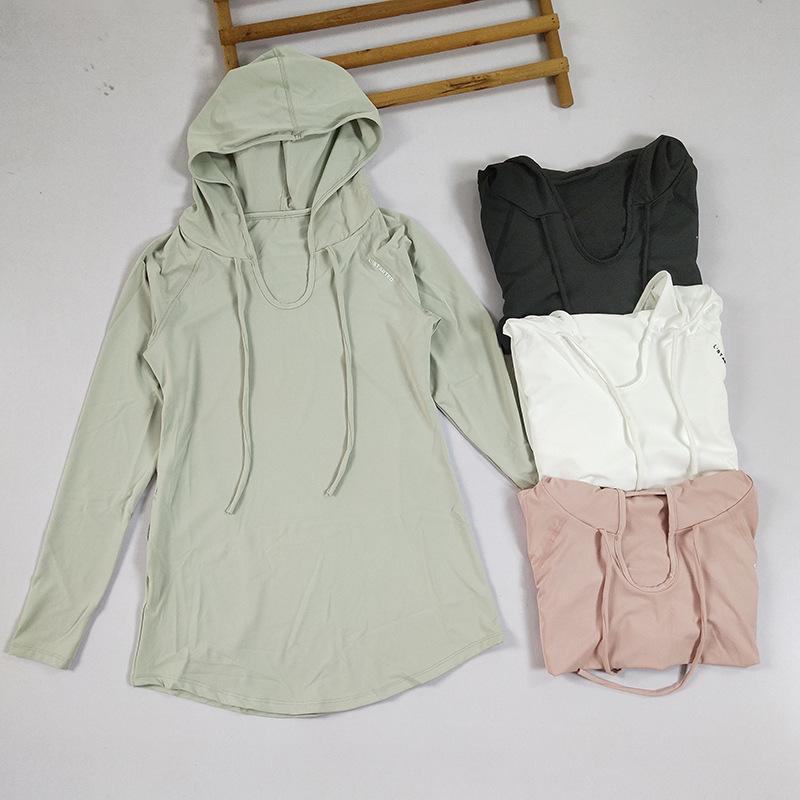 フィットネス ウェア レディース トップス 中長丈 パーカー ラッシュガード 速乾 スポーツ 長袖 ランニング ヨガ