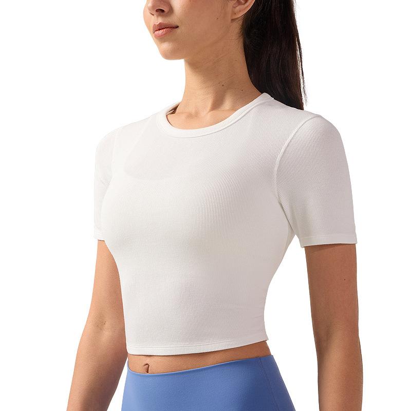 ヨガウェア レディース 半袖 Tシャツ 春夏 吸湿速乾 トレーニング トップス ヨガ ピラティス 運動着 フ..