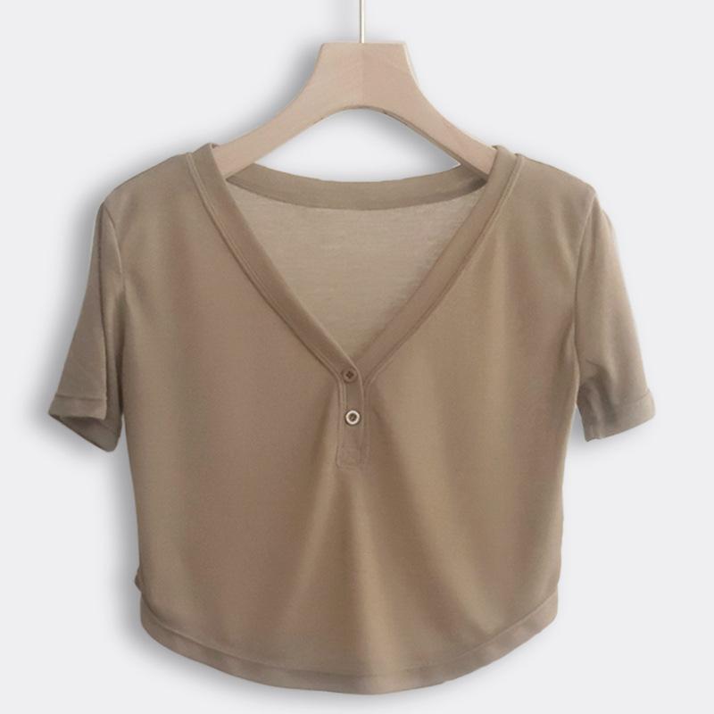 Tシャツ レディース ヨガウェア 薄手 天竺編み Vネック ランニング ジム フィットネス 伸縮性 スポーツウェア 半袖 カットソー トップス 普段使い トレーニング 春夏 秋冬