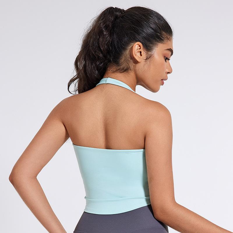 ヨガウェア レディース スポーツブラ タンクトップ 一体型 カップ付き トレーニングウェア ランニング ウェア 運動着 トップス 吸湿速乾 通気性 春夏 秋冬 ノースリーブ 白 黒