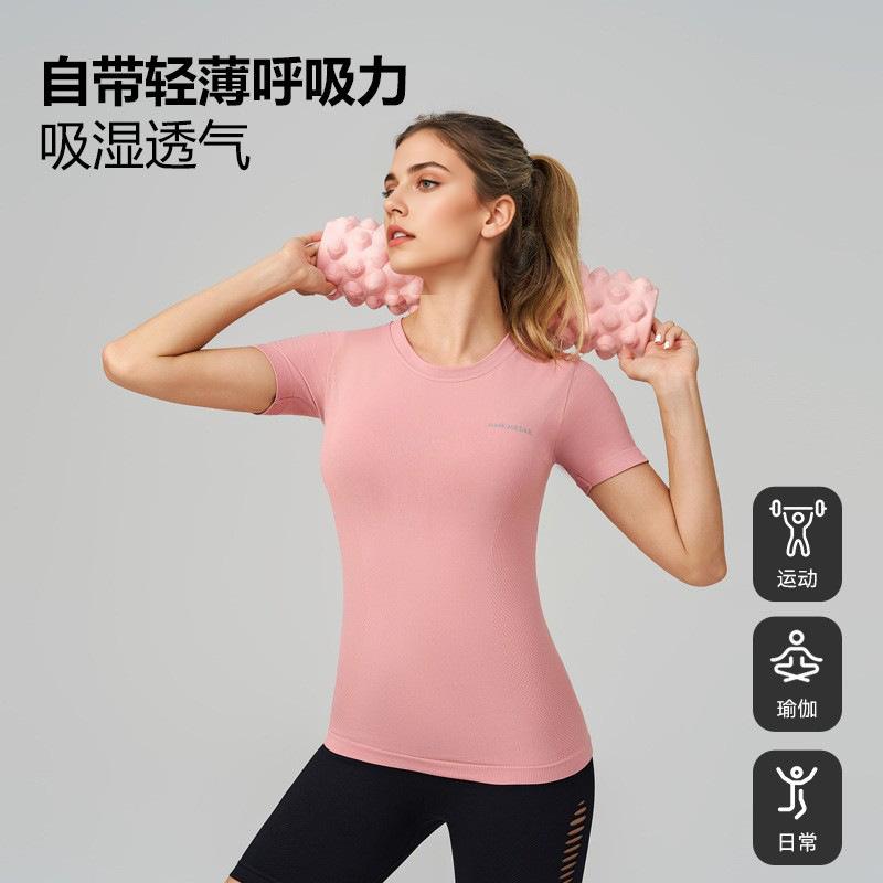 Tシャツ レディース ヨガウェア スポーツウェア ランニング トレーニング 伸縮性 吸湿速乾 ストレッチ ..