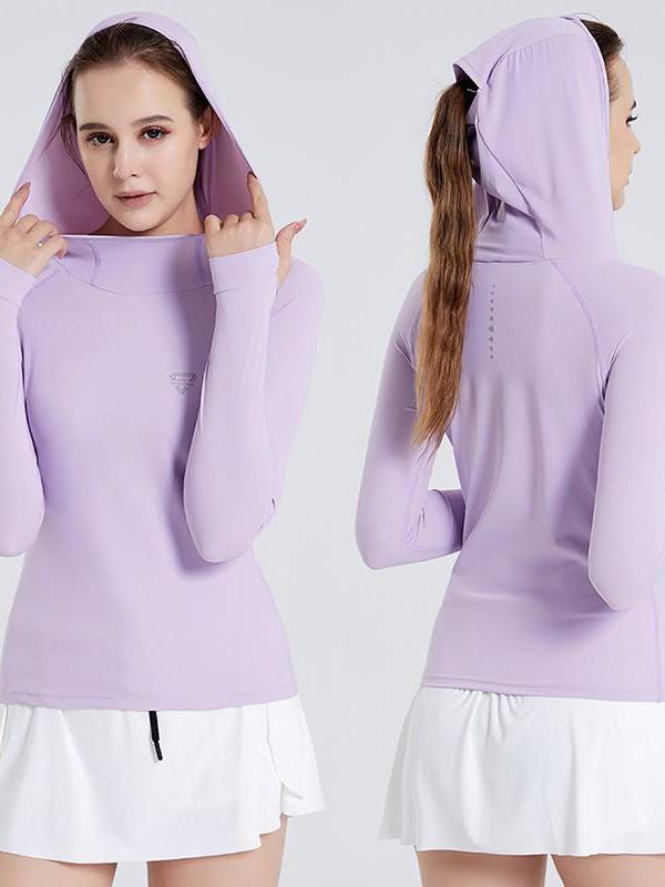 ヨガウェア レディース 長袖 ランニングウェア パーカー 薄手 速乾 伸縮性 スポーツウェア トレーニン..