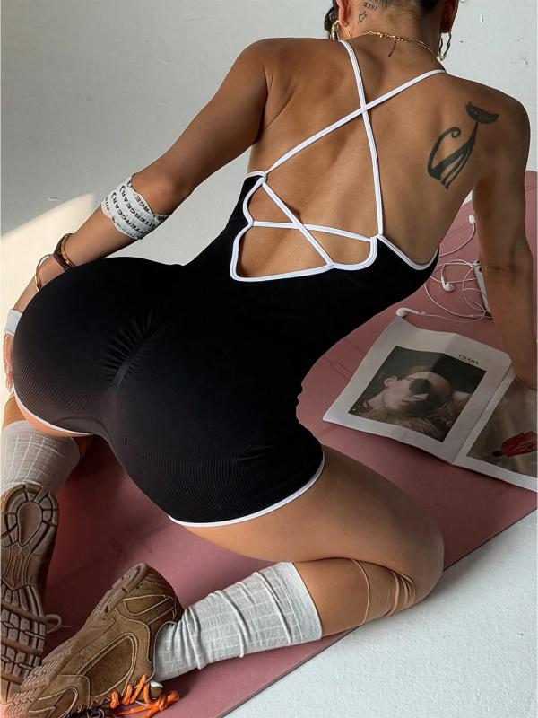 ヨガウェア レディース セットアップ スポーツウェア オールインワン 美背 ストレッチ レギンス 伸縮性..