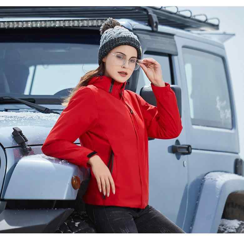 マウンテンパーカー 男女兼用 3way 取り外し可能 インナー付き 防水 防風 防寒 登山 アウトドア ウェア ジャケット ポリエステル