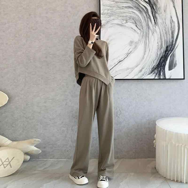 セットアップ レディース 春秋 上下セット カジュアル きれいめ スウェット 部屋着 長袖 高見え プリン..