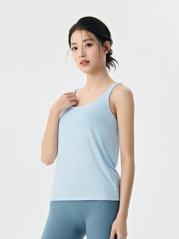 ヨガウェア レディース トップス 胸パッド付き スポーツブラ タンクトップ 揺れない トレーニングウェア ジム ランニング ジョギング フィットネス ピラティス 吸汗速乾 ストレッチ