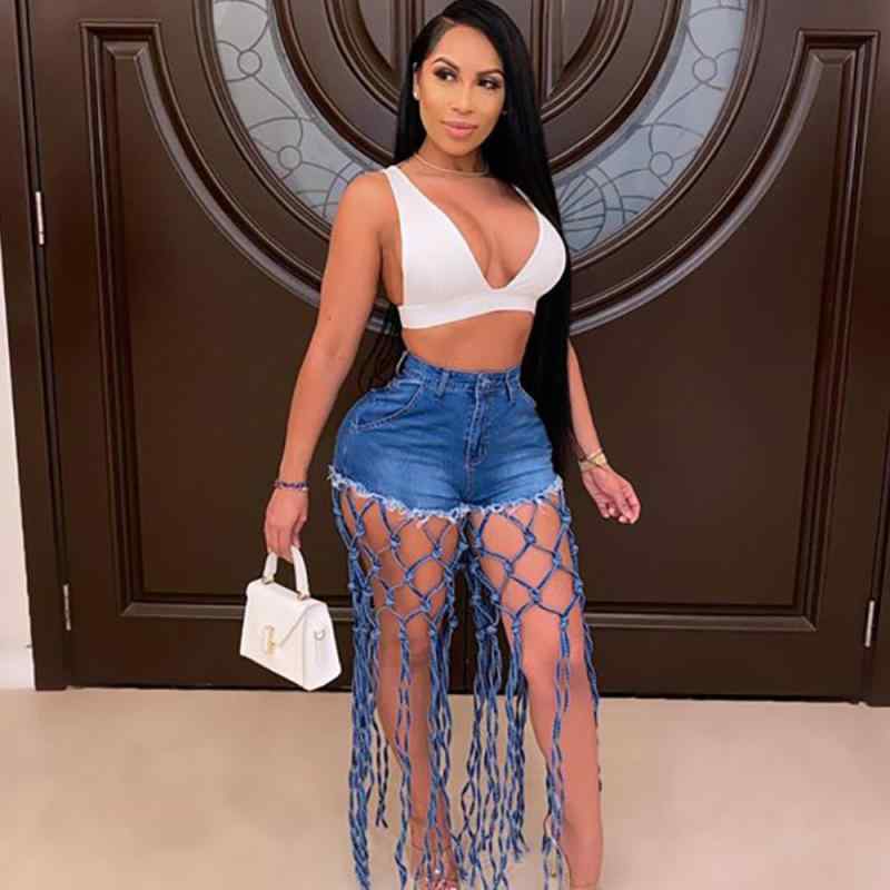 デニム レディース 高腰 阔腿パンツ ジーンズ ホールデザイン ウォッシュ加工 ストリートファッション カットオフ 切りっぱなし ダメージ デニムパンツ ショートパンツ ホットパンツ ブラック 黒 パープル 紫 レッド 赤