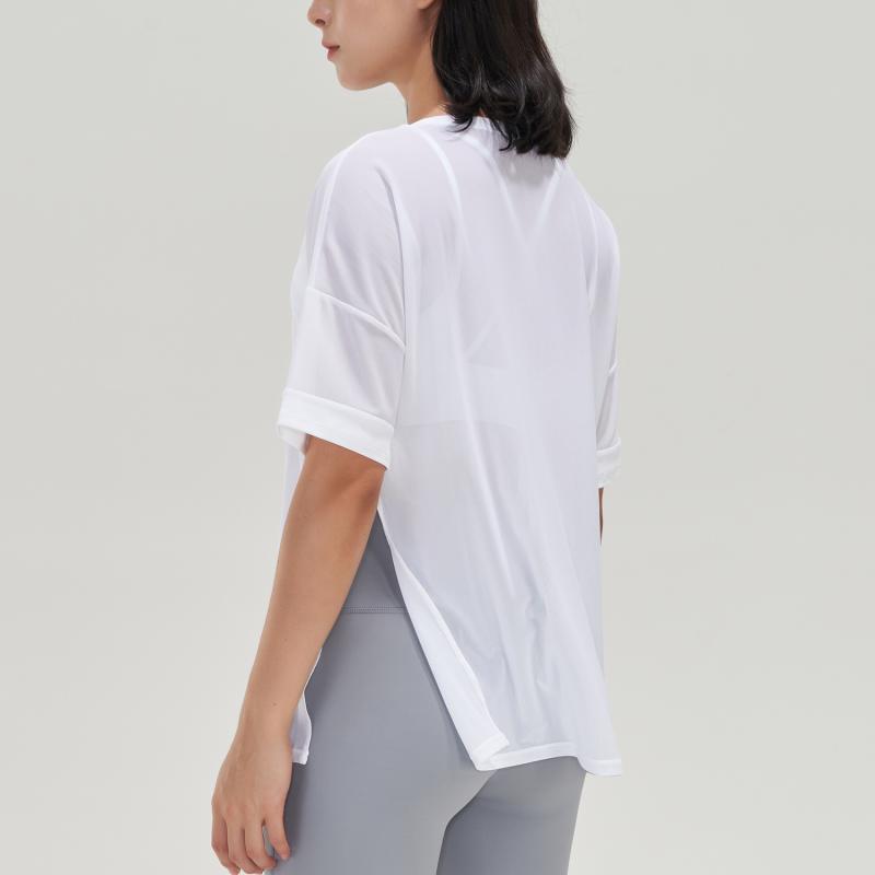 Tシャツ レディース スポーツウェア 半袖 速乾 ヨガウェア トップス 通気性 ランニング ジム 運動着 無..