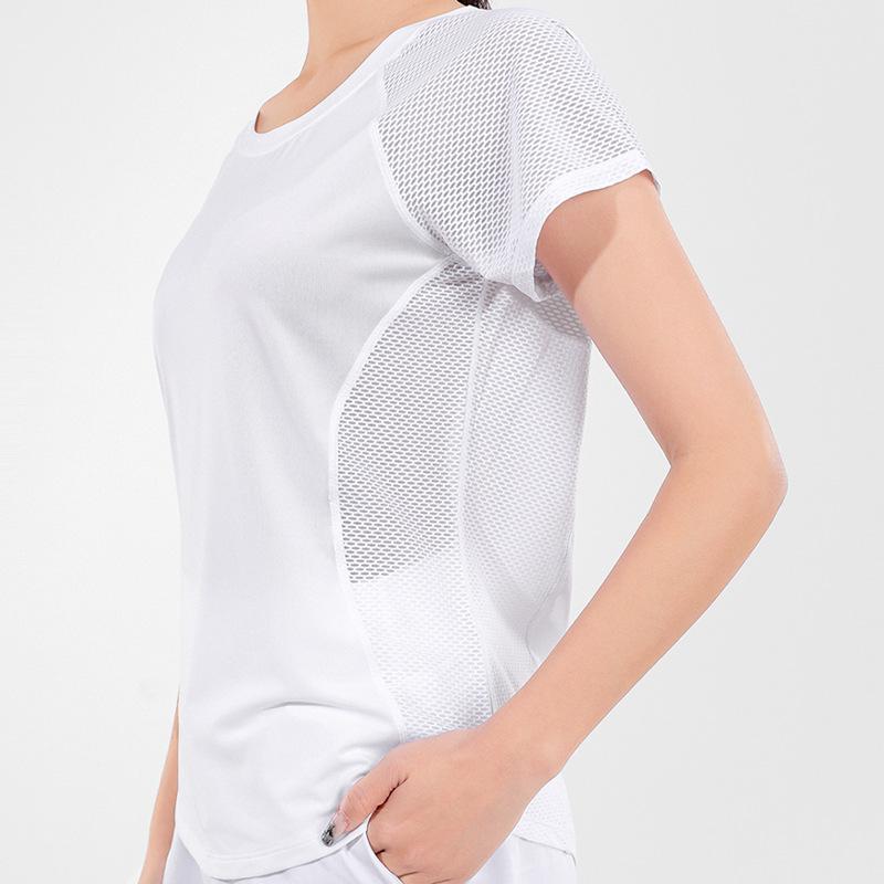 Tシャツ レディース 接触冷感 吸湿速乾 スポーツ ウェア ゆったり 薄手 ランニング ヨガ ジョギング トレーニング エクササイズ フィットネス 運動着 トップス 春夏