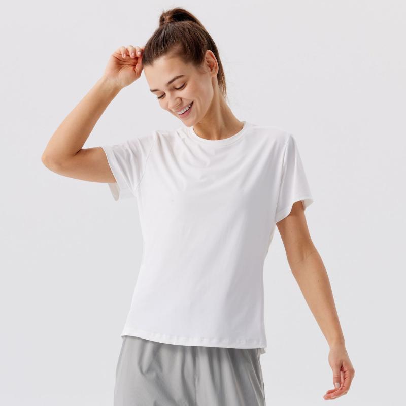 Tシャツ レディース スポーツ 速乾 半袖 薄手 接触冷感 UVカット 紫外線対策 トレーニング ランニング ..