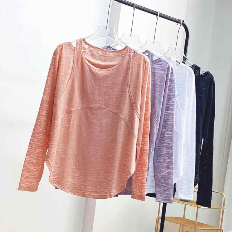 ヨガ トップス レディース サマー スポーツ Tシャツ 接触冷感 吸湿速乾 長袖 トレーニング ウェア