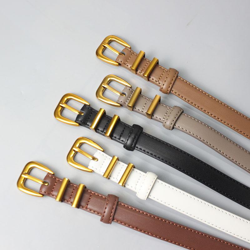 ベルト レディース 本革 細身 レザー ウエストベルト 女性用 婦人服飾雑貨 スーツ ジーンズ 黒 ブラック 白 ホワイト キャメル ブラウン