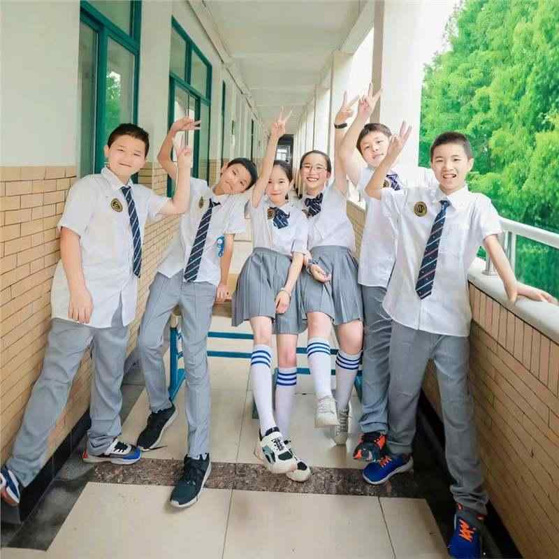 制服 レディース メンズ キッズ 白シャツ プリーツスカート 合唱 演出服 卒業式 フォーマル 学生服 上下セット リボン 領結付き ポリエステル 学院風 清新...