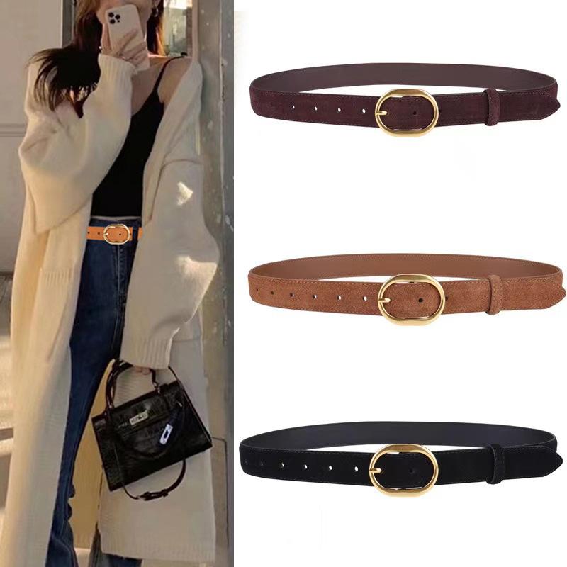 ベルト レディース 女性用 本革 レザー スエード アプリコット レッド 赤 ウエストマーク ビジネス 普段使い カジュアル フォーマル お..