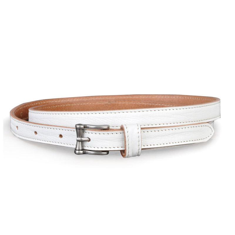 ベルト レディース 細ベルト 本革 牛革 レトロ 普段使い ブラック ホワイト ブラウン イエロー キャメル アレルギー対応 合金 秋冬(4)