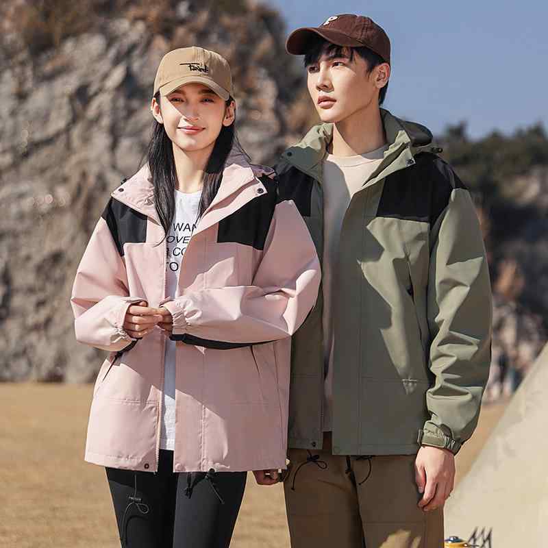 マウンテンパーカー 男女兼用 防風 防水 防寒 3way 取り外し可能 登山 アウトドアウェア ペア 厚手