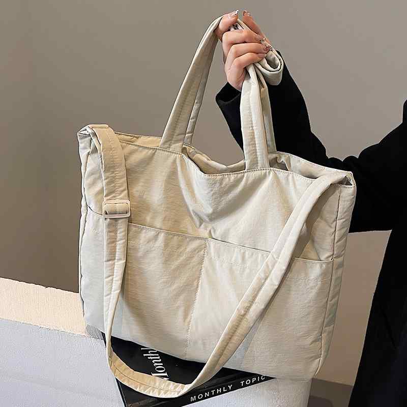 ナイロン バッグ レディース 大容量 コットン 鞄 мягкий ショルダーバッグ 学生 手提げ 斜めがけ 通勤 ..