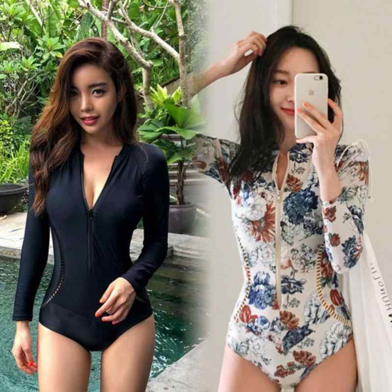 水着 レディース 長袖 男性用 韓国風 体型カバー 温泉 海水浴 プール ラッシュガード 接触冷感 吸水速乾 伸縮性 スポーツウェア サーフィン ダイビング ブラック ブルー M L XL