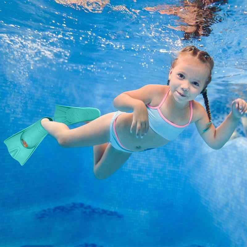 脚ひれ レディース メンズ キッズ 子供 大人 シリコン スイムフィン シュノーケルフィン マリンスポー..