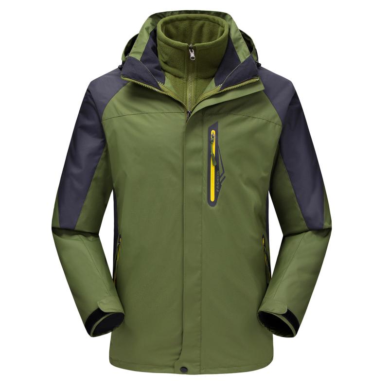 マウンテンパーカー メンズ レディース 3way 取り外し可能 フリースインナー付き アウトドアジャケット..