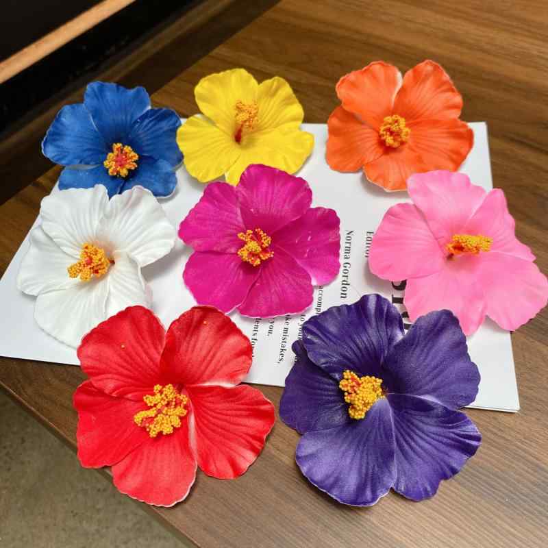 ヘアピン レディース 髪飾り 花柄 トロピカル 髪留め ヘアアクセサリー カラフル フラワー サイドヘア..