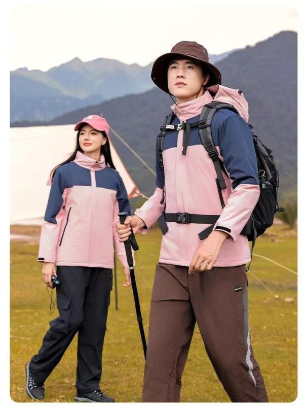 マウンテンパーカー 男女兼用 防寒 防風 裏起毛 ジャケット ブルゾン ジャンパー 作業着 登山 春秋冬 ..