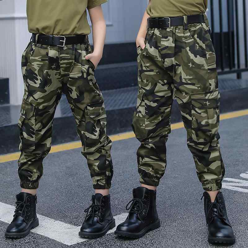 子供服 パンツ 男の子 迷彩柄 カーゴパンツ 春夏 薄手 韓国風 カジュアル 長ズボン 100cm 110cm 120cm ..