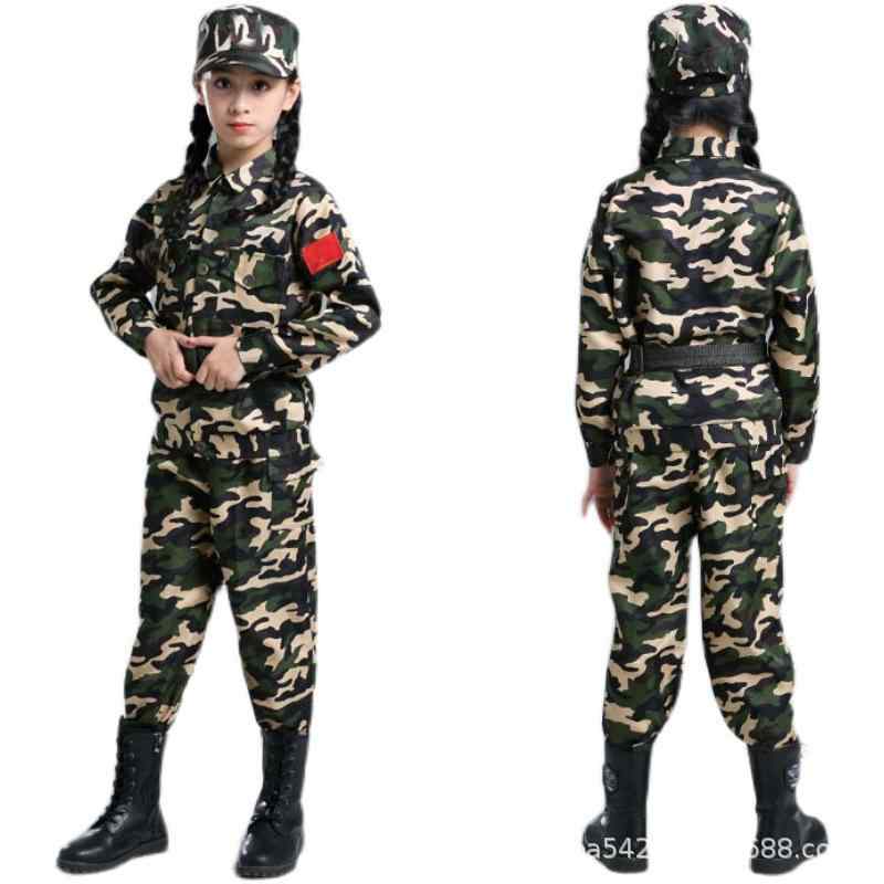 子供用 迷彩服 セットアップ 男の子 女の子 春秋 小学生 幼稚園 夏 スポーツ アウトドア 長袖 Tシャツ ..