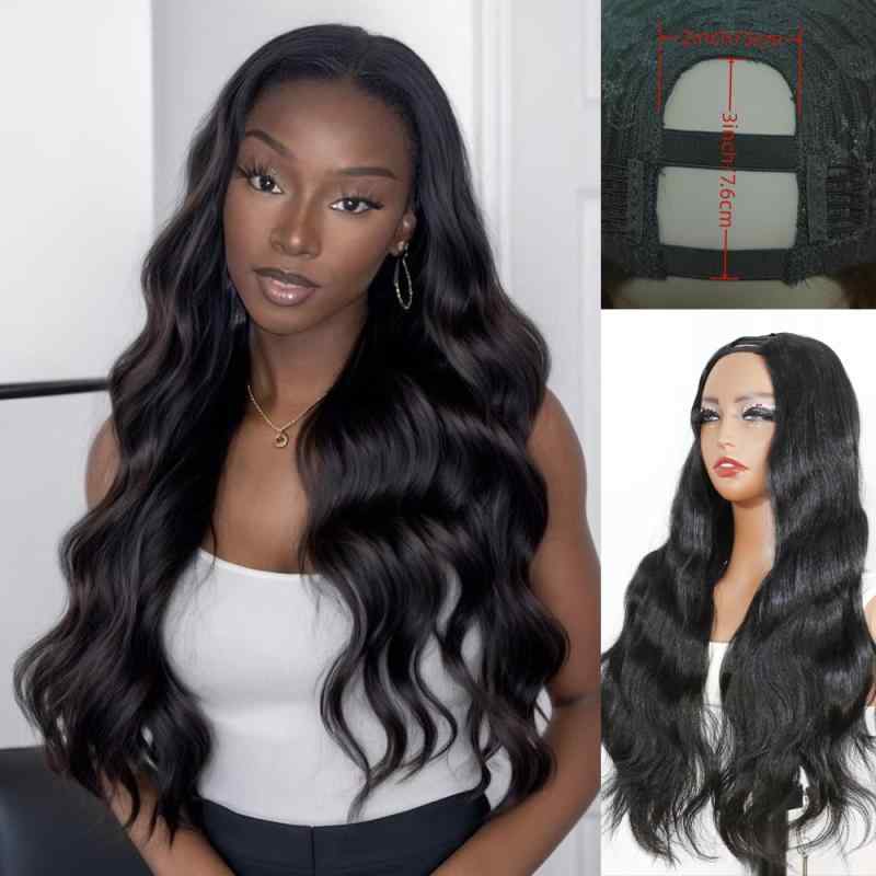 ウィッグ 女性用 U型 高温耐熱 長い巻き髪 ファッション エクステ コスプレ