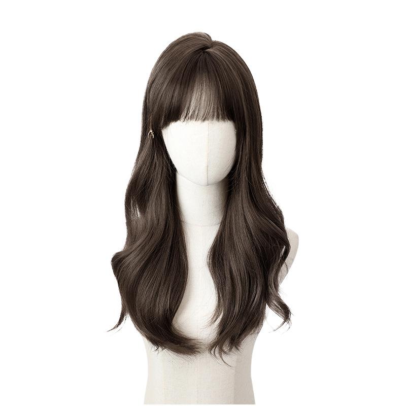 ウィッグ レディース ロング カール フルウィッグ 女性用 かつら 巻き髪 ゆるふわ 自然 ふんわり 増毛 イメチェン 冷棕色
