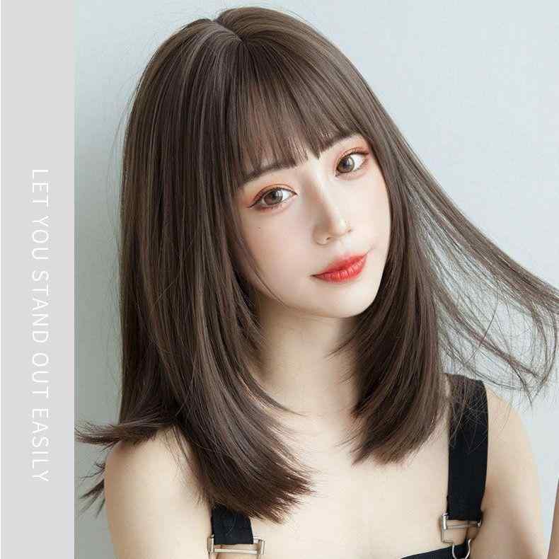 ウィッグ ショート レディース アッシュブラウン ボブ フルウィッグ 女性 婦人 かつら イメチェン コスプレ 自然 小顔 耐熱