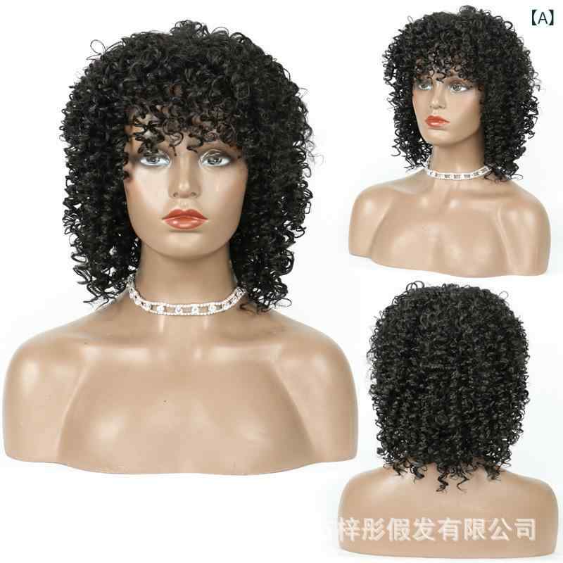 ウィッグ レディース アフリカンカール エクステ 高温耐熱 35cm ファッション おしゃれ イメチェン か..