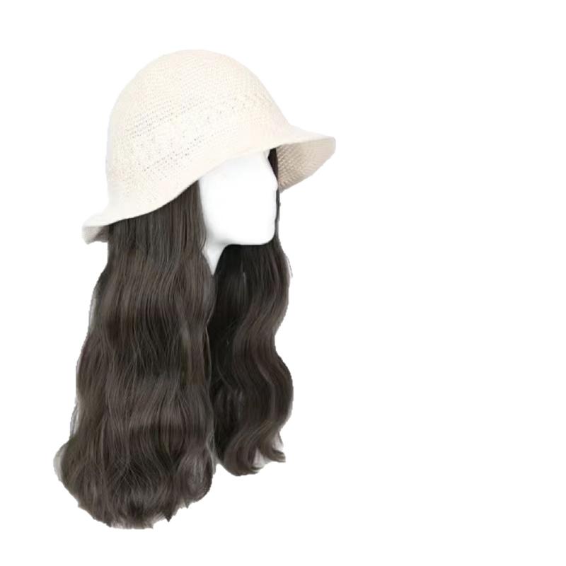 帽子 レディース 麦わら帽子 巻き髪 ロングヘア 接触冷感 日よけ帽子 ファッション かわいい おしゃれ ..