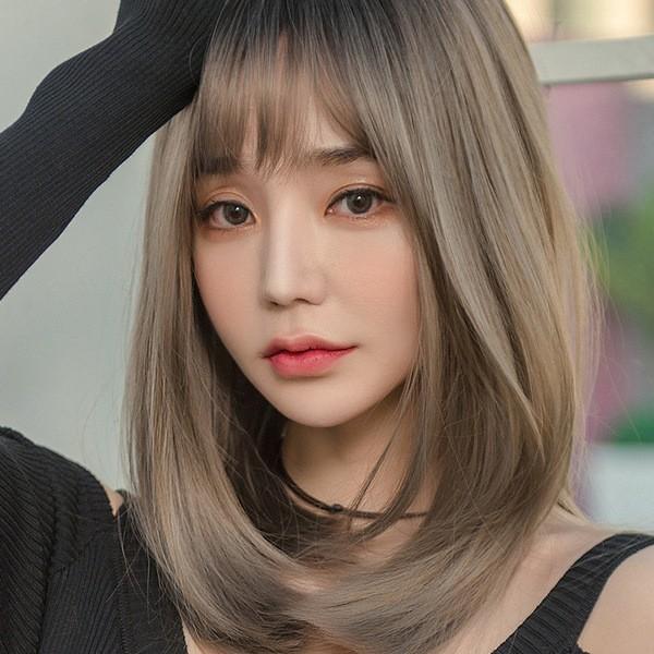 ウィッグ レディース ショートヘア ストレート ミディアム 自然 黒髪 茶髪 フルウィッグ ボブ イメチェ..