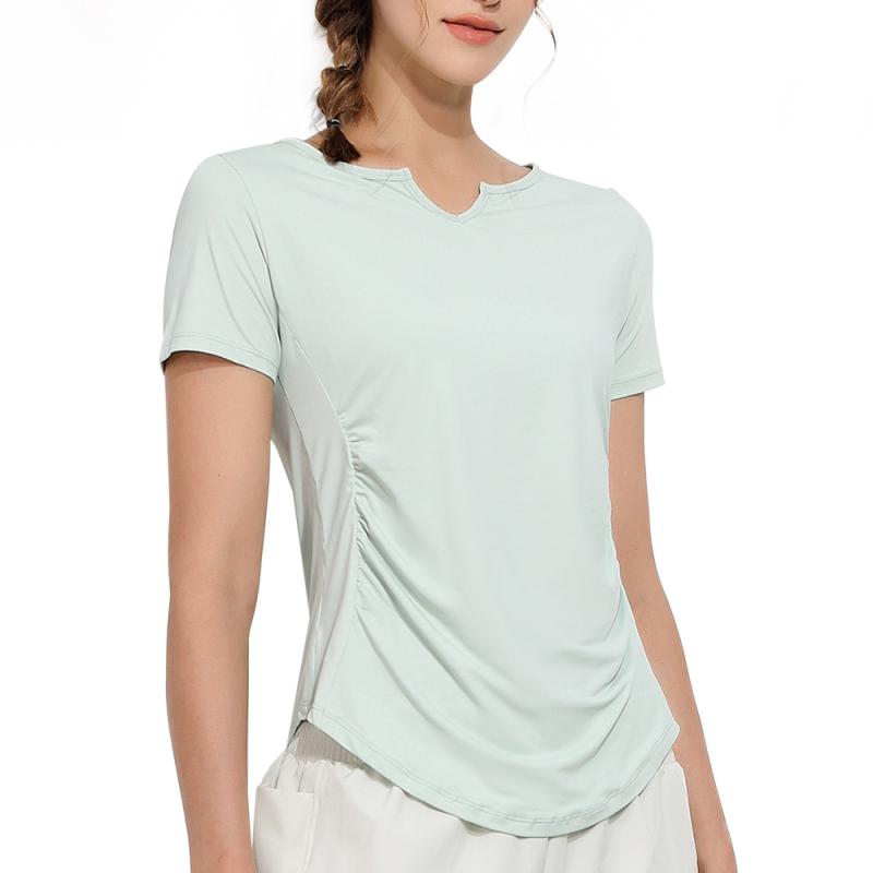 ヨガウェア レディース 大きいサイズ 春夏 Tシャツ スポーツウェア セットアップ ランニングウェア プ..