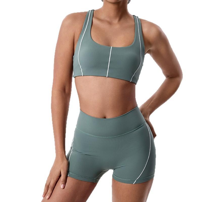 ヨガウェア レディース セットアップ スポーツウェア アウトドア 健身 ランニング 接触冷感 吸湿速乾 ..