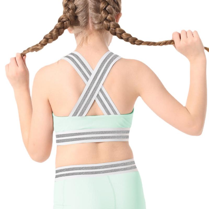 ヨガウェア キッズ 女の子 スポーツウェア 上下セット トレーニングウェア ランニングウェア 高弾性 吸..